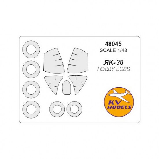 1/48 Yak-38/M Masking for HobbyBoss #80362