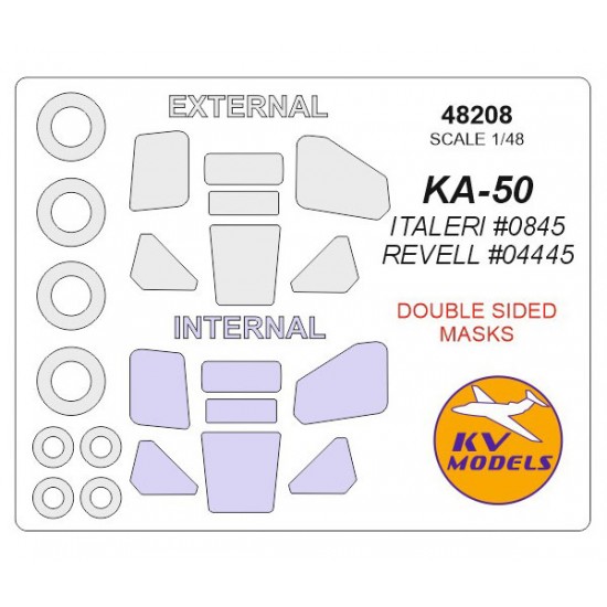 1/48 KA-50 Masking for Italeri #0845