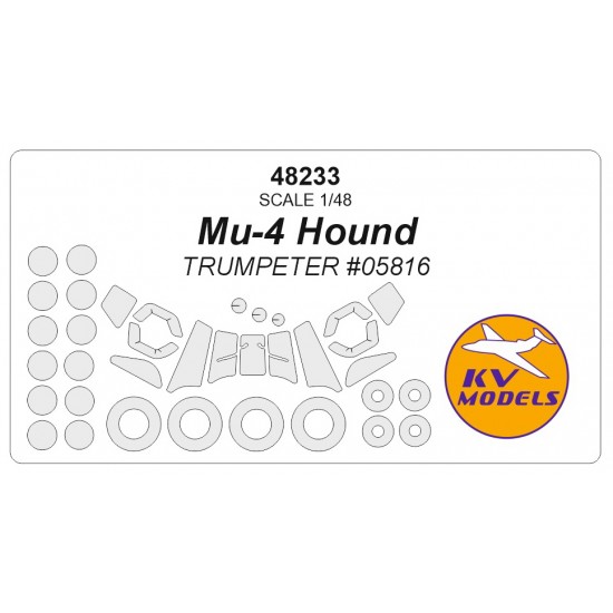 1/48 Mil Mi-4 Hound Masks for Trumpeter #05816