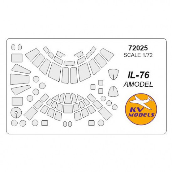1/72 IL-76 Masking for Amodel #72012