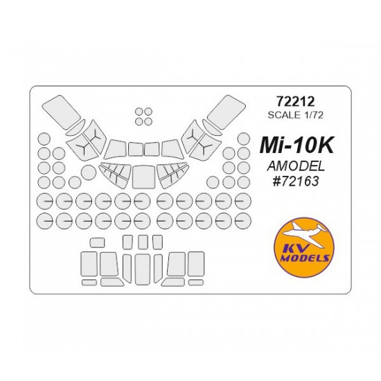 1/72 Mi-10K Masking for Amodel #72163