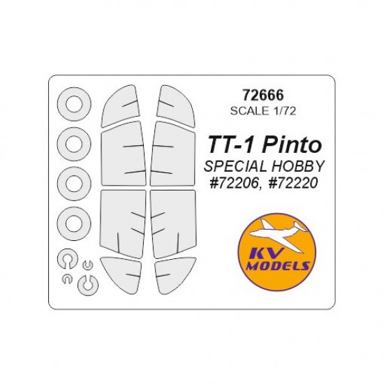 1/72 TT-1 PINTO Masking for Special Hobby #72206, #72220