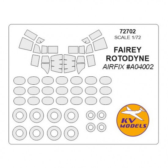 1/72 Fairey Rotodyne Masking for Airfix #A04002