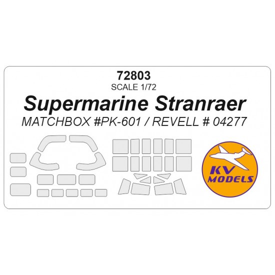 1/72 Supermarine Stranraer Masking for Matchbox #PK-601/Revell #04277
