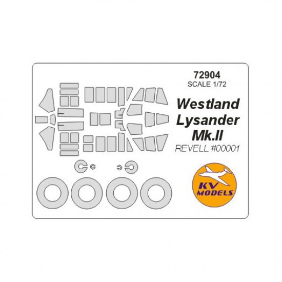 1/72 Westland Lysander Mk.II Masking for Revell #00001