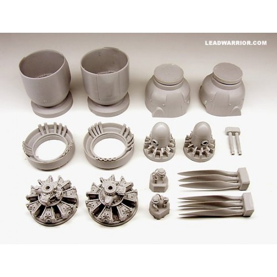 1/48 Junkers Ju88R-1, C-5; Ju188E-1, F-2 BMW801 Engines (Type 3) PAIR for Dragon kit