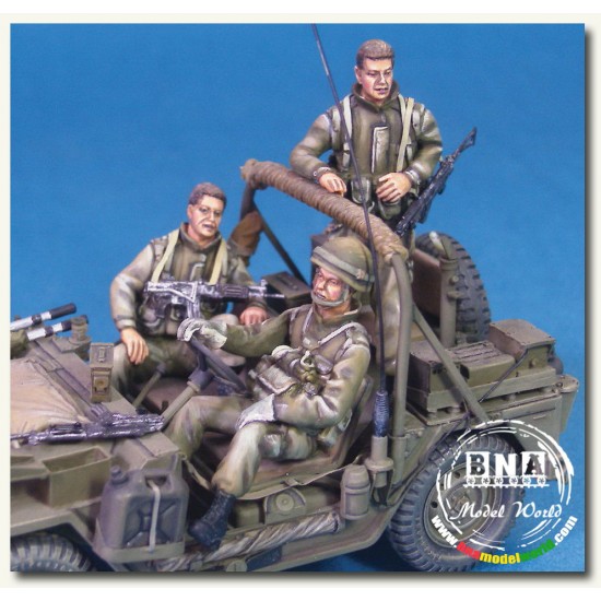 1/35 IDF M151 Shimra MUTT (Military Utility Tactical Truck) Crew Set (3 figures)