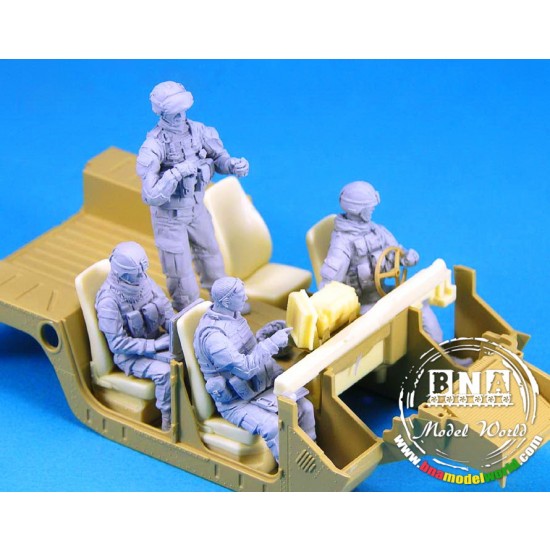 1/35 US Army Vehicle Crew Set (4 Figures)