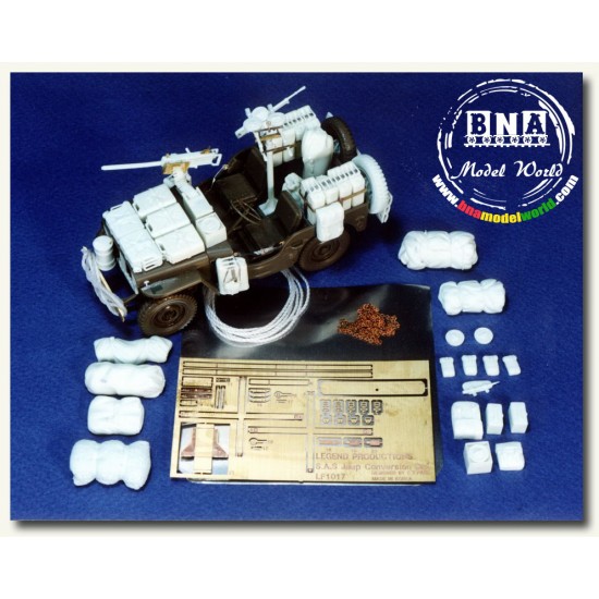 1/35 SAS Jeep Conversion set for Tamiya/Italeri kits