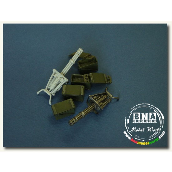 1/35 XM134 / M134 Minigun 6-barreled Machine Gun Set (2 guns)