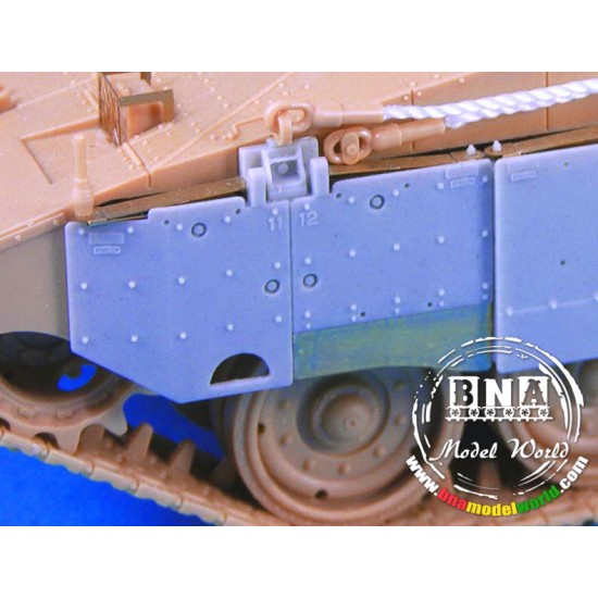 1/35 Merkava Mk.4 Heavy Duty Side Skirt for Academy kit