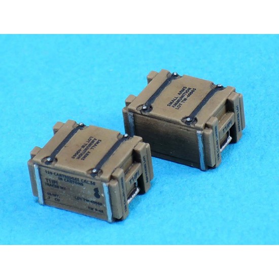 1/35 WWII Cal.50 Wooden Ammo Crate Set (100RD) (10pcs)