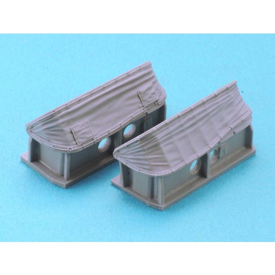 1/35 Leopard 1A5/C2 Mantlet Covers Set for Takom #2004 kit (2 Resin parts)