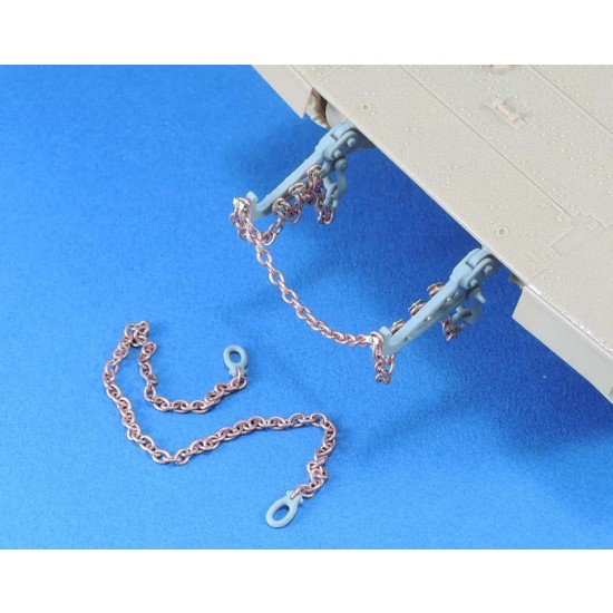 1/35 IDF AFV Towing Horn/Chain Set (Resin+PE)