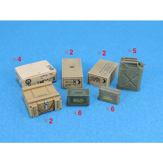 1/35 WWII US AFV Generic Stowage set