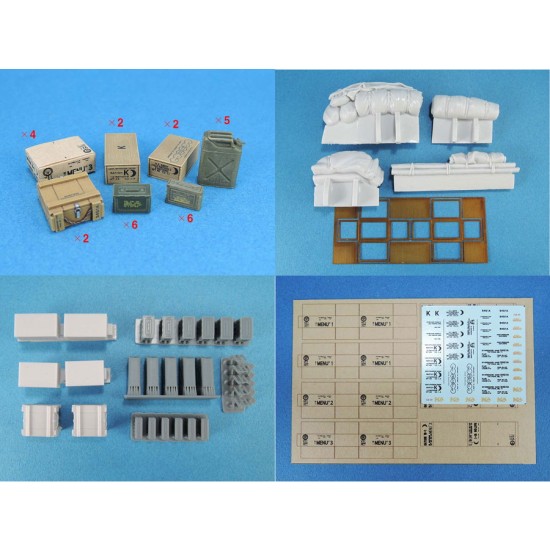 1/35 US M3A1 Scout Car Stowage set
