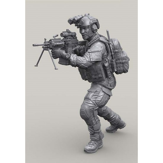 150mm US NAVY SEAL Mk.48 MG Gunner