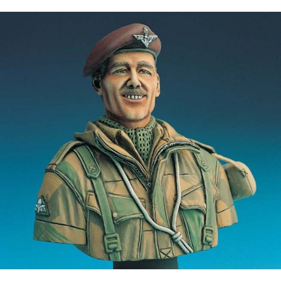 200mm Bust - British Red Devil with Base (Resin)