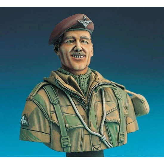 200mm Bust - British Red Devil with Base (Resin)