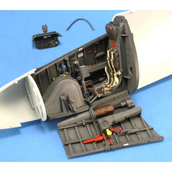 1/32 Heinkel He-162 Salamander Cockpit Set for Revell kit