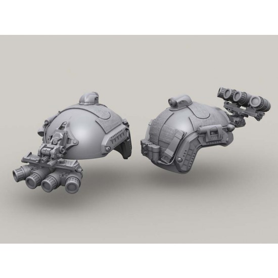 1/35 Ops-Core FAST Ballistic Maritime Helmet w/GPNVG-18 set