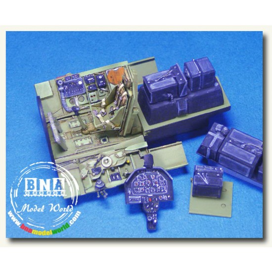 1/48 P-51B Mustang Cockpit Set for Tamiya/Monogram kits
