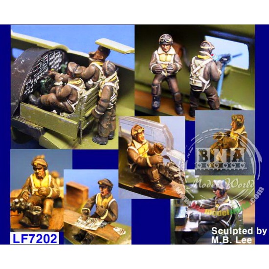 1/72 B-17 Flying Fortress Crew set (10 figures)