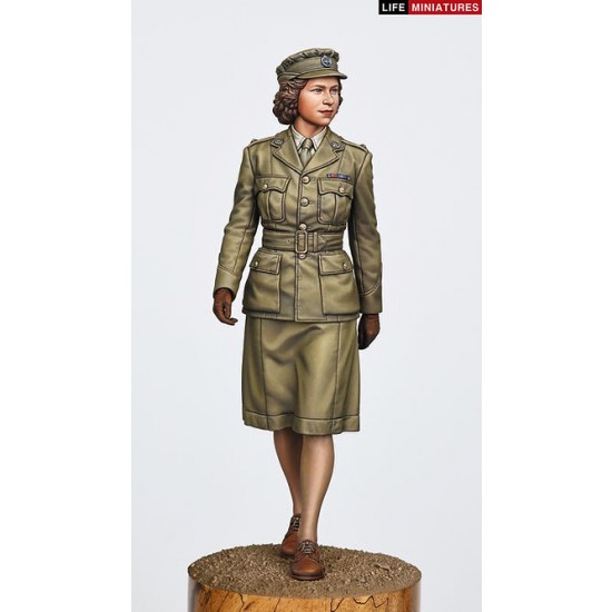 1/12 Princess Elizabeth, 2nd Subaltern in ATS 1945