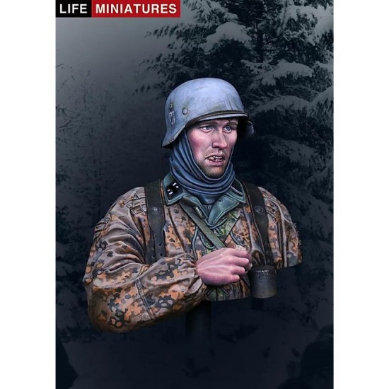 1/10 Waffen-SS Infantryman, Ardennes 1944 Resin Bust