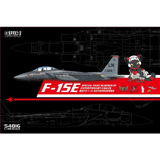 1/48 McDonnell Douglas F-15E Strike Eagle Special Paint Schemes of Expeditionary Eagles