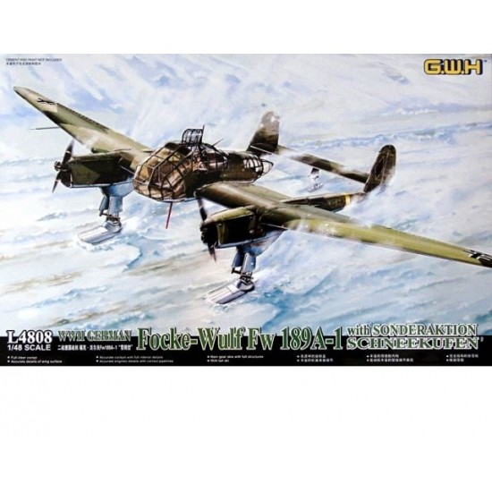 1/48 WWII German Focke-Wulf Fw189A-1 with "Sonderaktion Schneekufen"