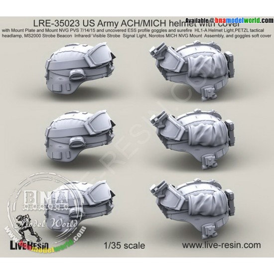1/35 US Army ACH/MICH Helmet with Cover Vol.4