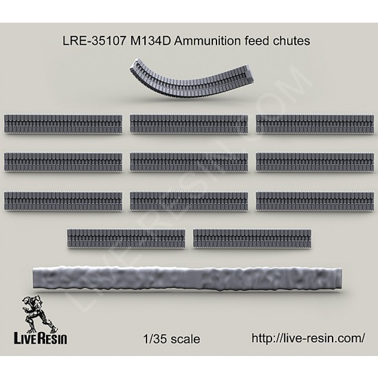 1/35 M134D Ammunition Feed Chutes