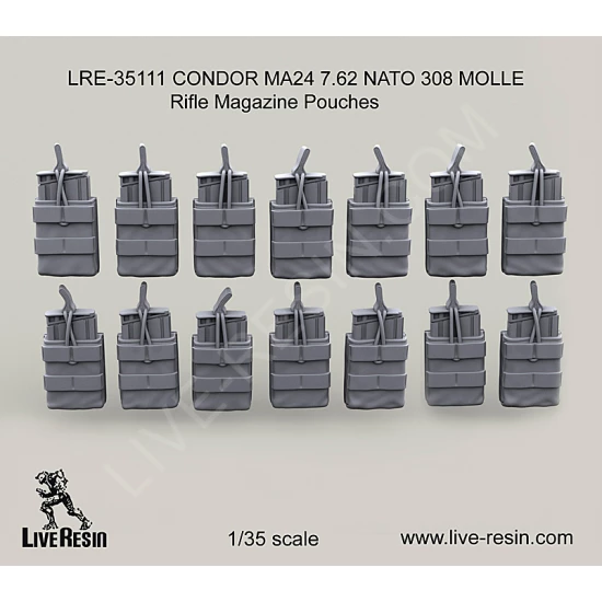 1/35 CONDOR MA24 7.62 NATO 308 MOLLE Rifle Magazine Pouches