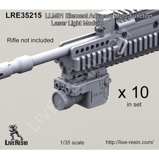 1/35 LLM01 Element Advance Multi-Function Laser Light Module without L85A2 & Rifle (10 sets)