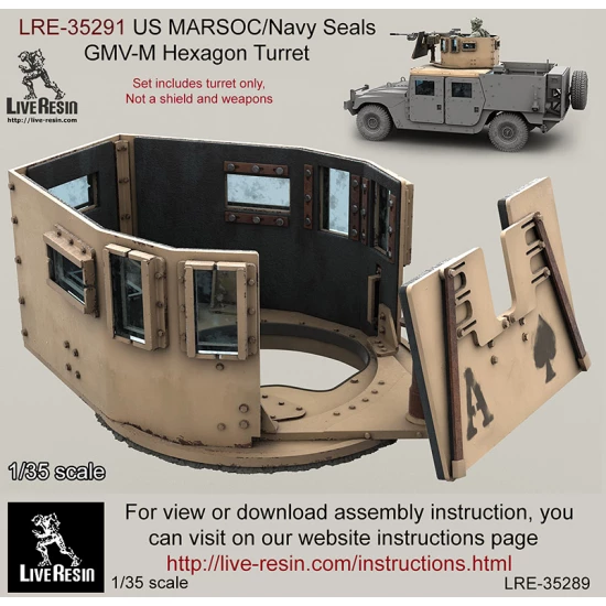 1/35 US MARSOC/Navy Seals GMV-M Hexagon Turret 