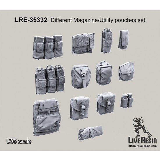 1/35 Different Magazine/Utility Pouches set