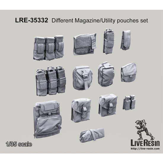 1/35 Different Magazine/Utility Pouches set