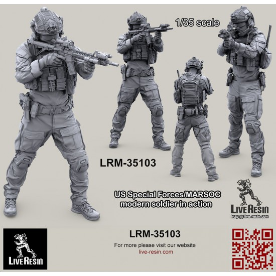 1/35 Modern US Special Forces/MARSOC Soldier in Action Figure #2