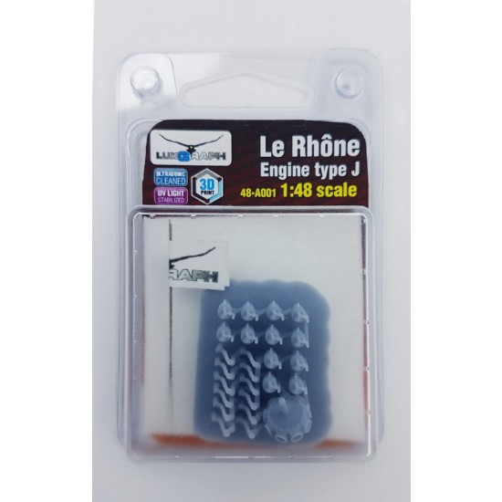 1/48 Le Rhone 9J Engine