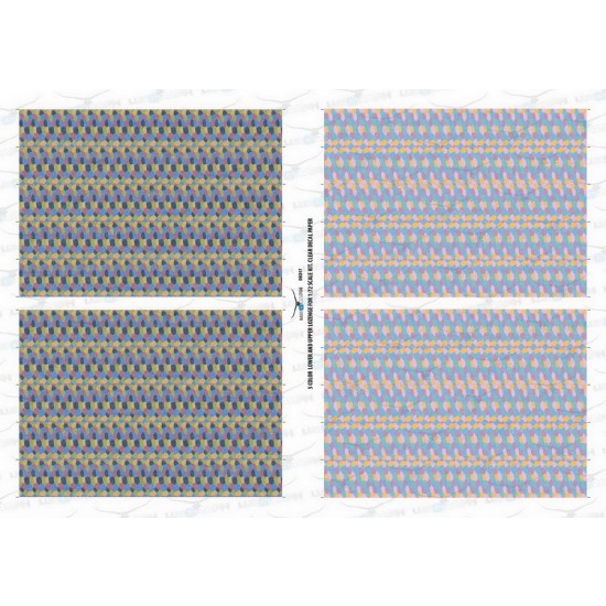 1/72 Upper and Lower Lozenge 5 colour (A4, clear decal paper)