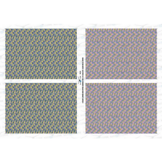 1/72 Lozenge w/Linen Effect 4 Colour for Upper & Lower Surfaces