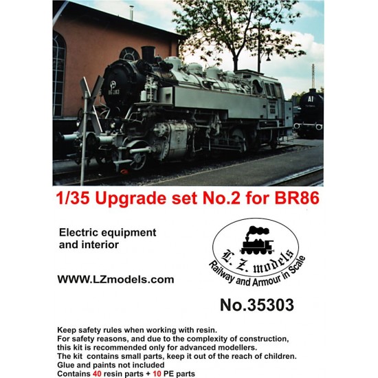 1/35 BR86 Locomotive Upgrade Set Vol.2 (Electric Equipment & Interior) for Trumpeter kit
