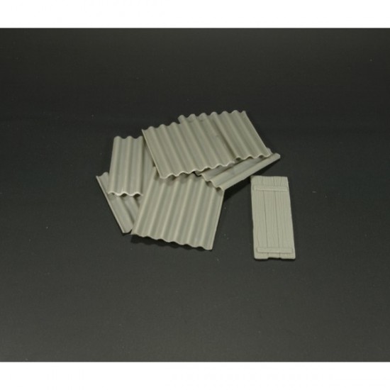 1/35 Roof (6pcs, 40x35mm) & Door