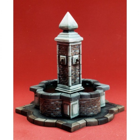 1/35 Round Fountain (Base Diameter: 10cm, Height: 9cm)