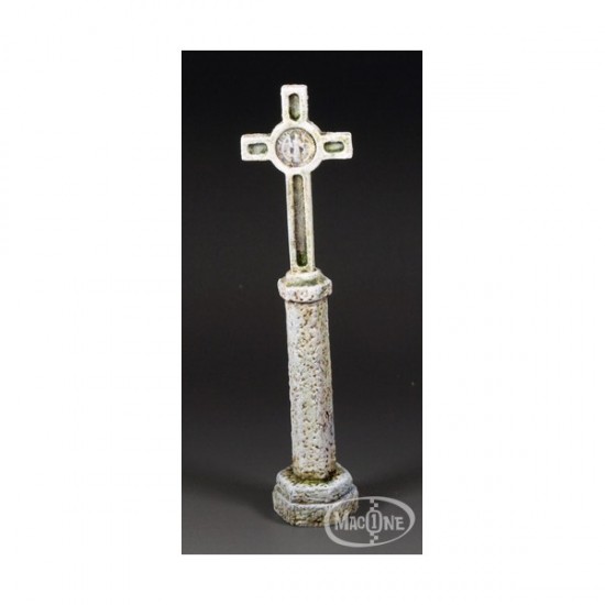 1/35 Cross w/Hexagonal Column (Height: 8.5cm, base: 1.5x1.5cm)