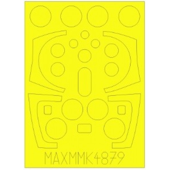 1/48 Saab 37 Viggen Canopy Paint Mask for Tarangus kit TA4803