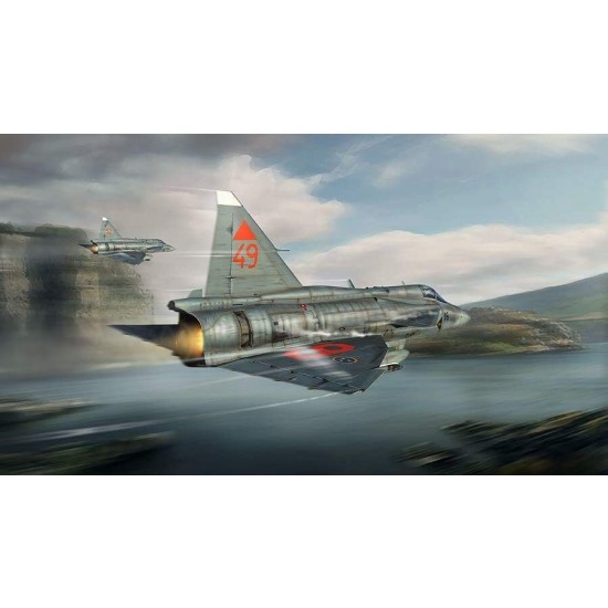 1/72 SAAB JA37 Viggen Fighter