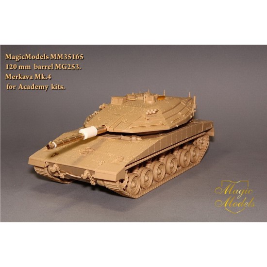 1/35 Merkava Mk.IV 120mm Barrel MG253 Since 1951 for Academy kits