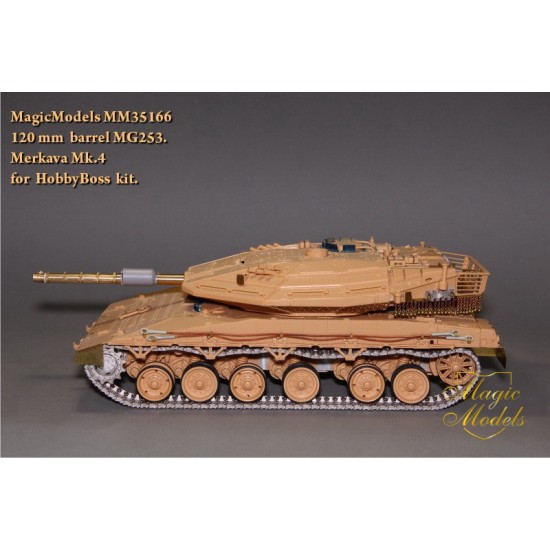 1/35 Merkava Mk.IV 120mm Barrel MG253 Since 1951 for HobbyBoss kits